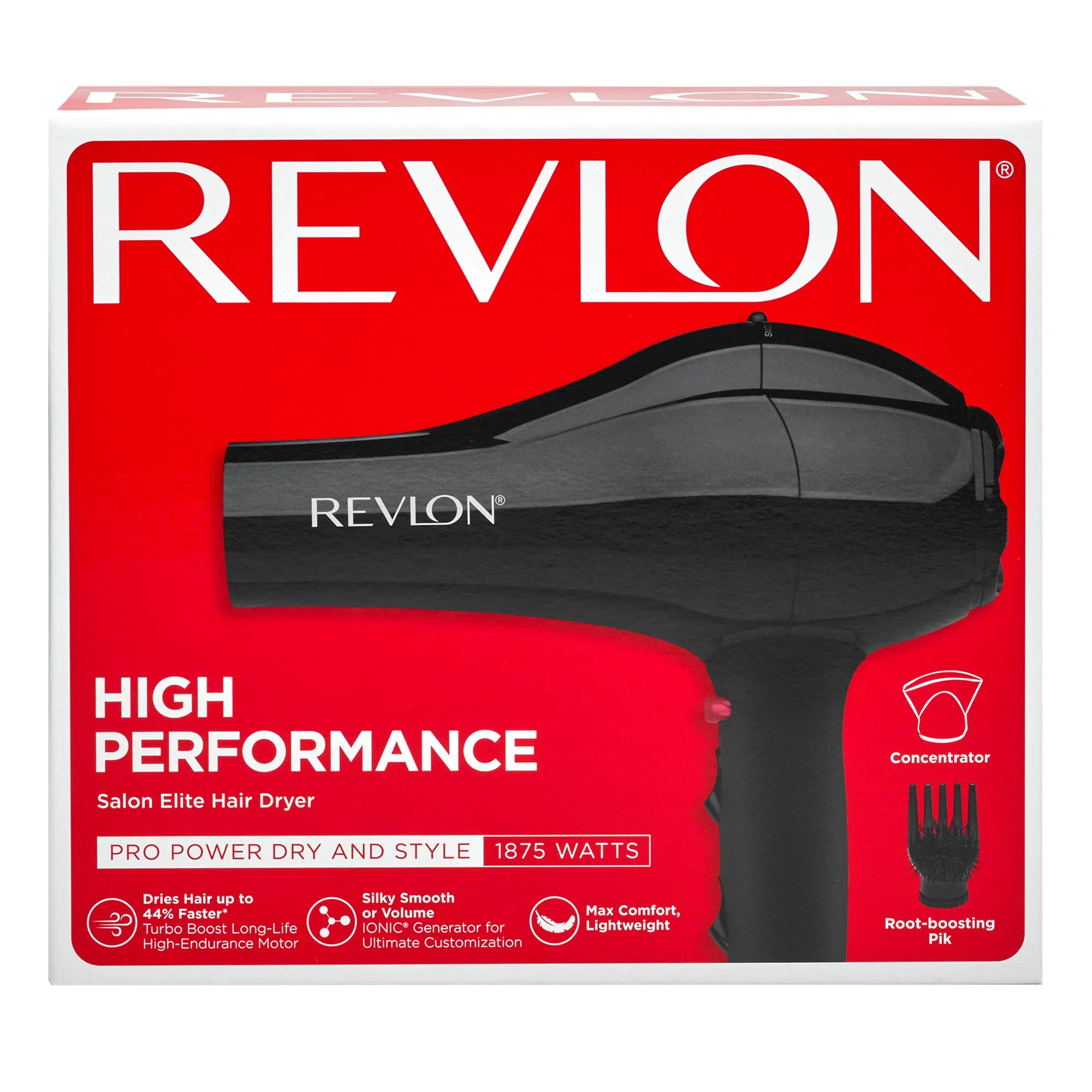 Revlon Salon 1875W 20X Better Grip Turbo Hair Dryer - Image 2