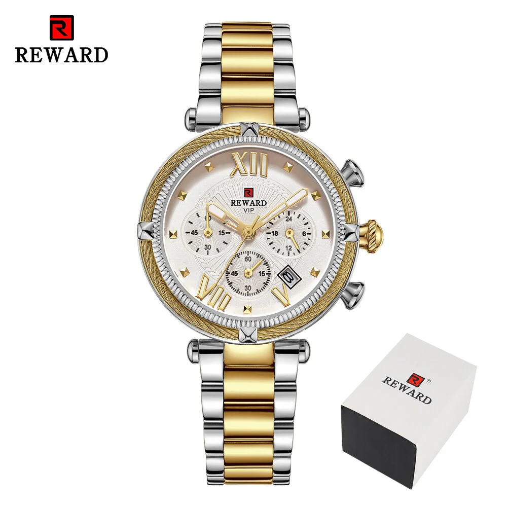 REWARD Luxury Fashion Women Watches Waterproof Casual Quartz Ladys Watch for Woman Dress Ladies Wristwatches Relogio Feminino - Image 11