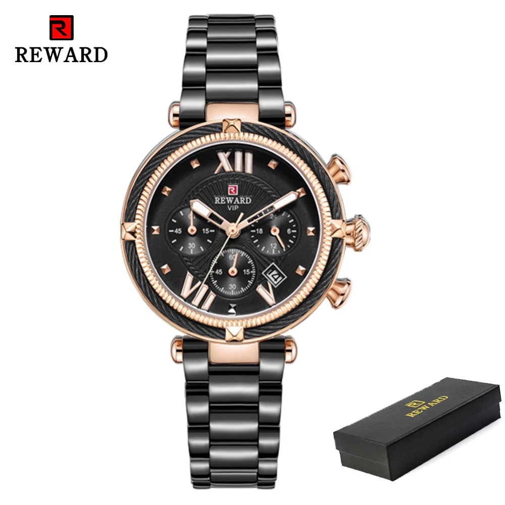 REWARD Luxury Fashion Women Watches Waterproof Casual Quartz Ladys Watch for Woman Dress Ladies Wristwatches Relogio Feminino - Image 13