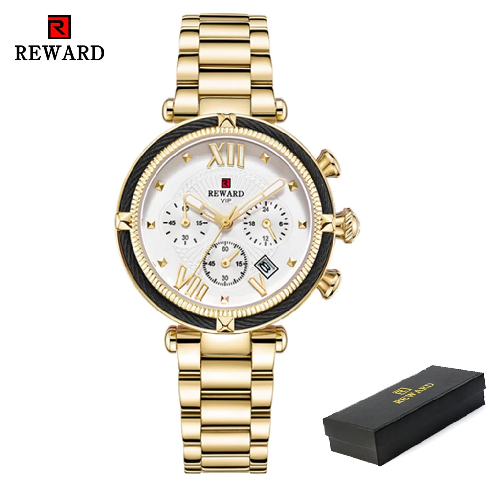 REWARD Luxury Fashion Women Watches Waterproof Casual Quartz Ladys Watch for Woman Dress Ladies Wristwatches Relogio Feminino - Image 14