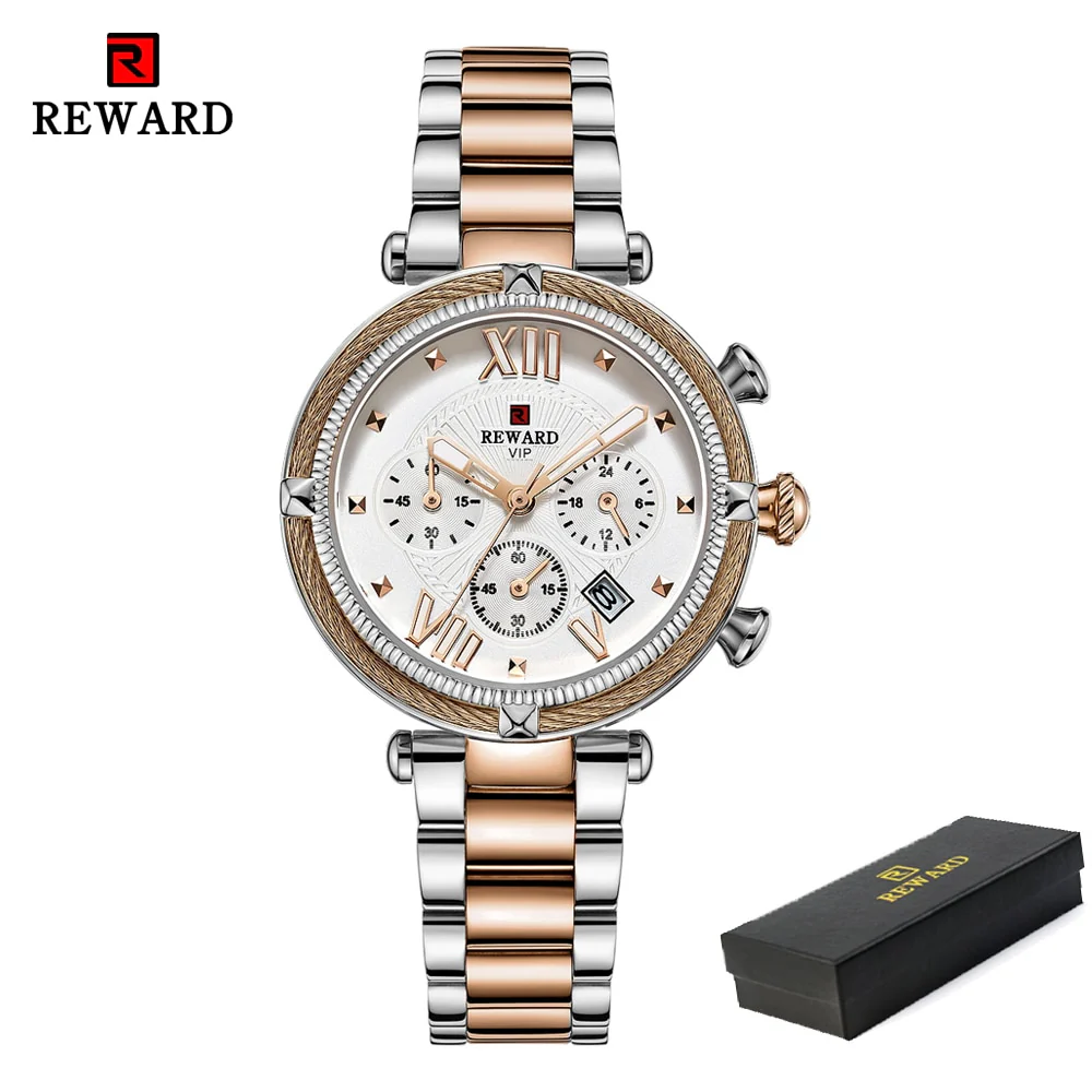 REWARD Luxury Fashion Women Watches Waterproof Casual Quartz Ladys Watch for Woman Dress Ladies Wristwatches Relogio Feminino - Image 18