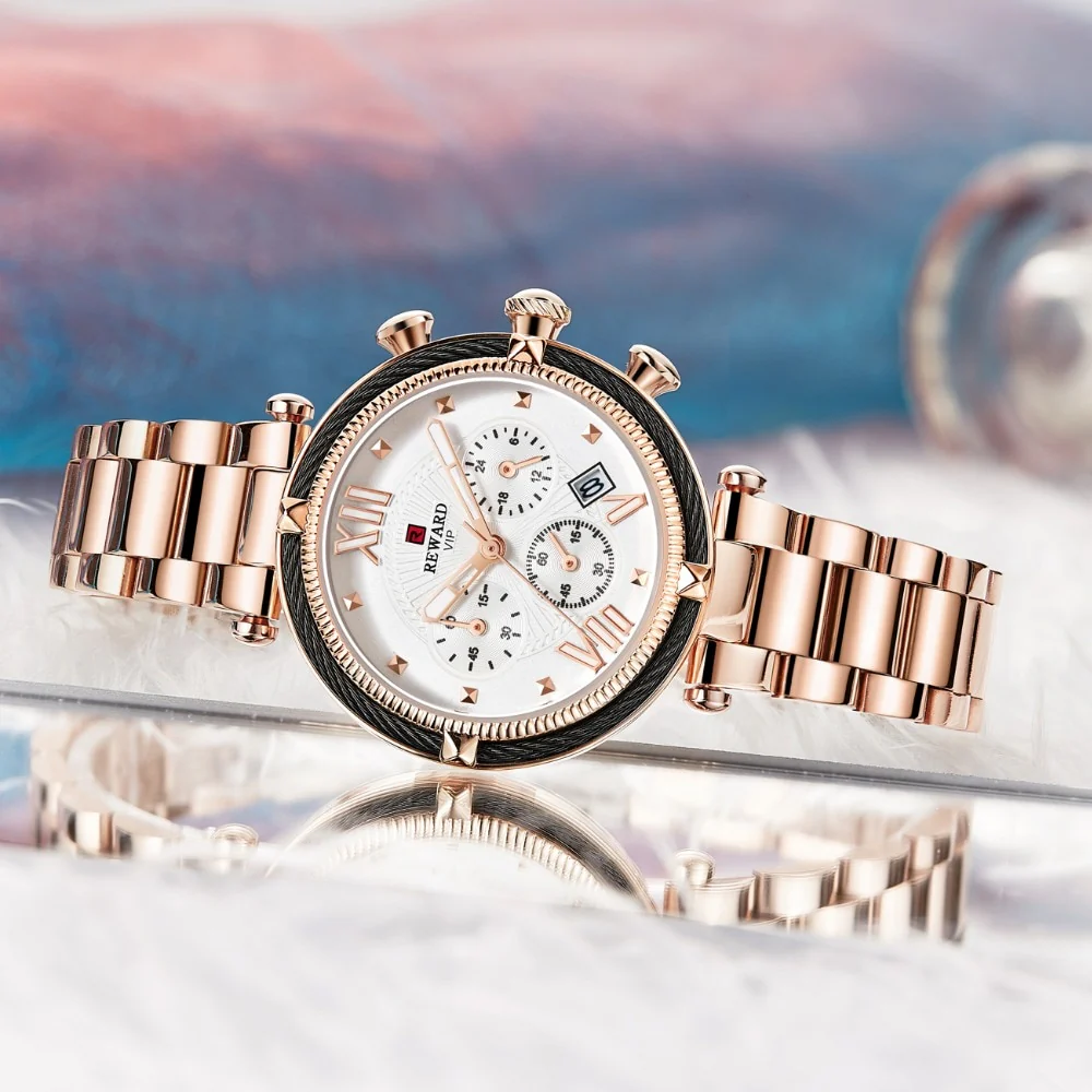 REWARD Luxury Fashion Women Watches Waterproof Casual Quartz Ladys Watch for Woman Dress Ladies Wristwatches Relogio Feminino - Image 19