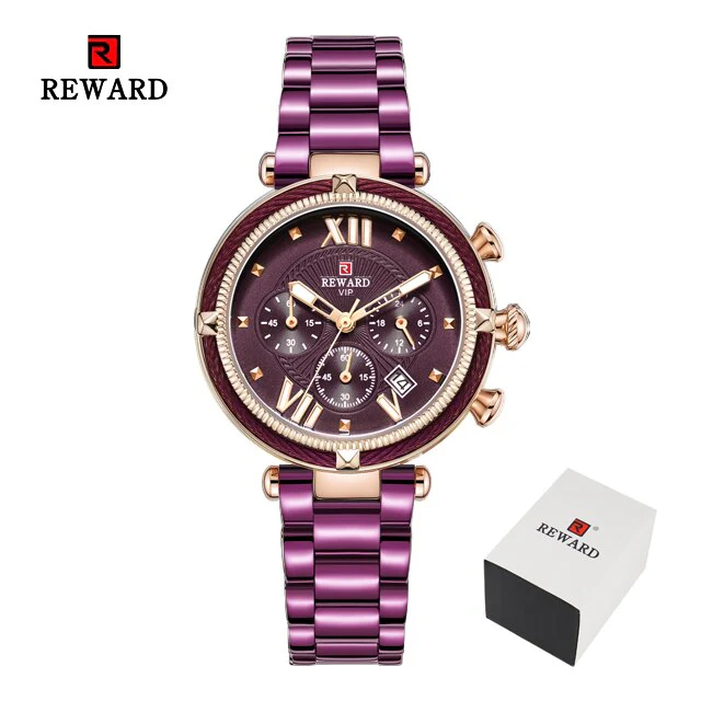 REWARD Luxury Fashion Women Watches Waterproof Casual Quartz Ladys Watch for Woman Dress Ladies Wristwatches Relogio Feminino - Image 2