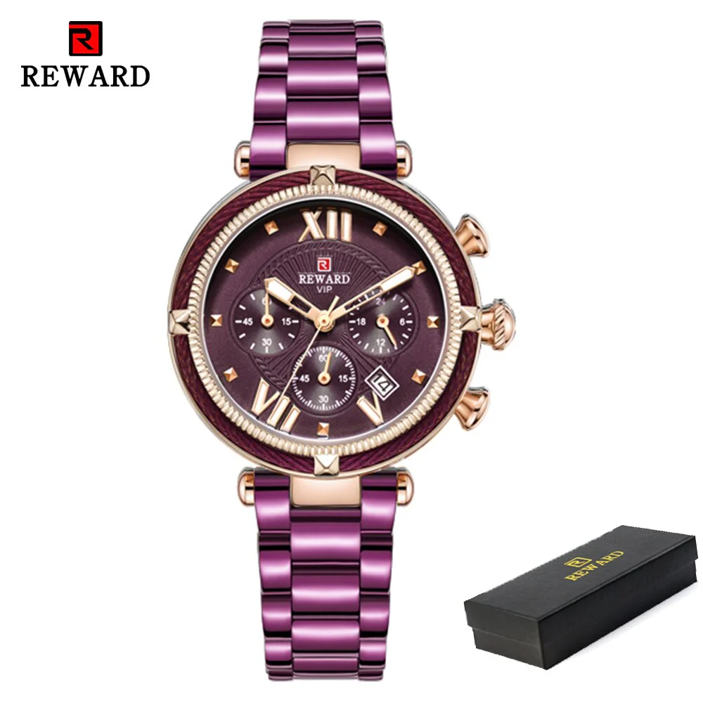REWARD Luxury Fashion Women Watches Waterproof Casual Quartz Ladys Watch for Woman Dress Ladies Wristwatches Relogio Feminino - Image 20