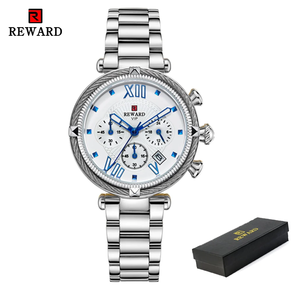 REWARD Luxury Fashion Women Watches Waterproof Casual Quartz Ladys Watch for Woman Dress Ladies Wristwatches Relogio Feminino - Image 4