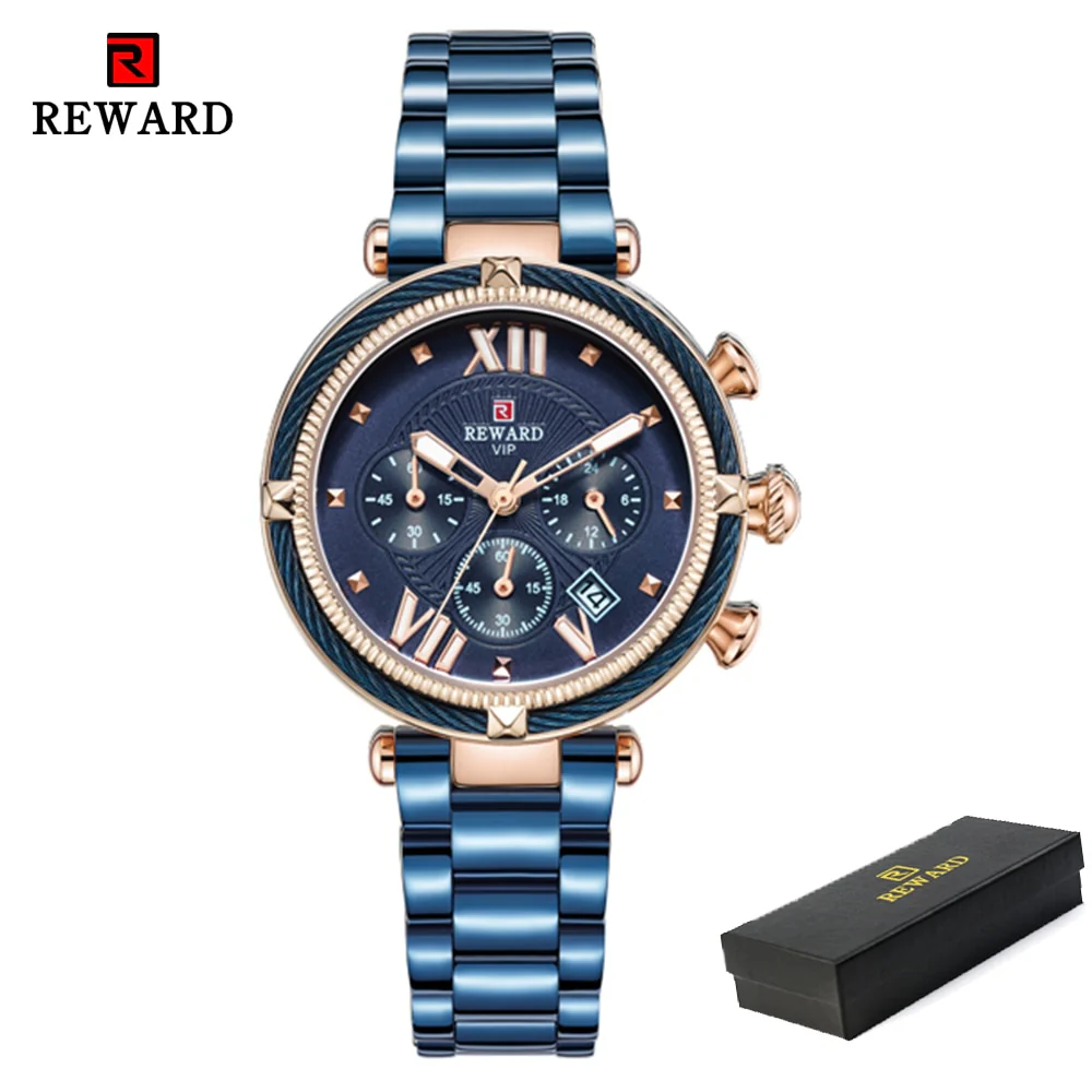REWARD Luxury Fashion Women Watches Waterproof Casual Quartz Ladys Watch for Woman Dress Ladies Wristwatches Relogio Feminino - Image 5