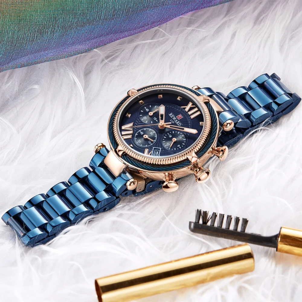 REWARD Luxury Fashion Women Watches Waterproof Casual Quartz Ladys Watch for Woman Dress Ladies Wristwatches Relogio Feminino - Image 7