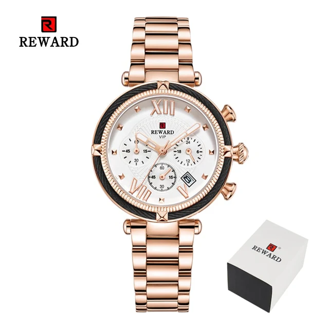 REWARD Luxury Fashion Women Watches Waterproof Casual Quartz Ladys Watch for Woman Dress Ladies Wristwatches Relogio Feminino - Image 9