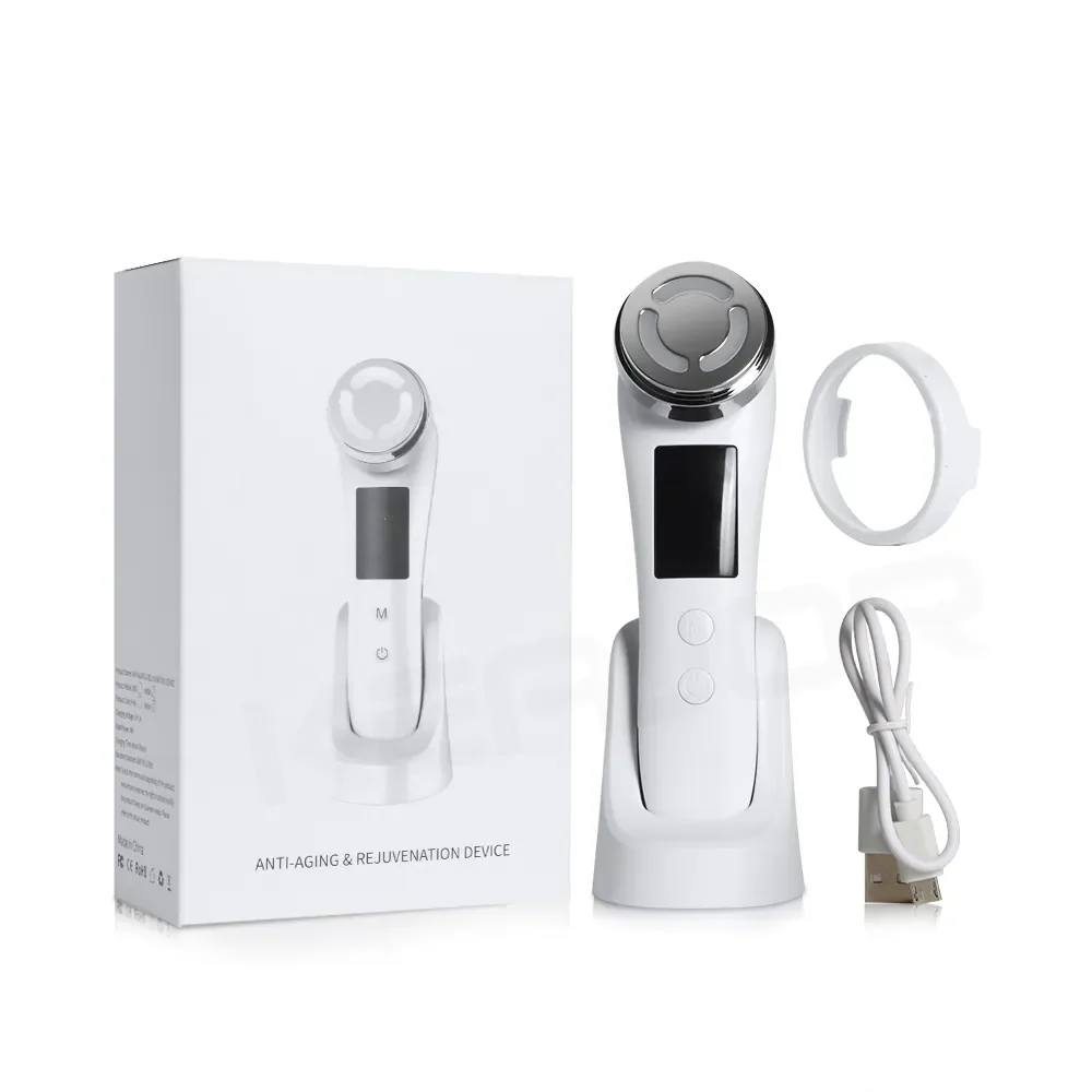 RF Skin Tightening Machine Face Lifting Device For Wrinkle Anti Aging EMS Skin Rejuvenation Radio Frequency Facial Massager - Image 7