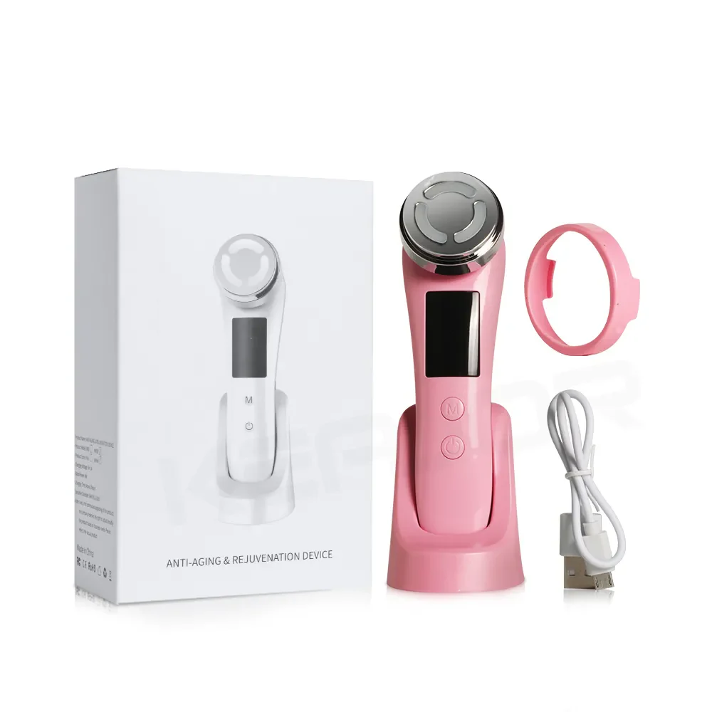 RF Skin Tightening Machine Face Lifting Device For Wrinkle Anti Aging EMS Skin Rejuvenation Radio Frequency Facial Massager - Image 9