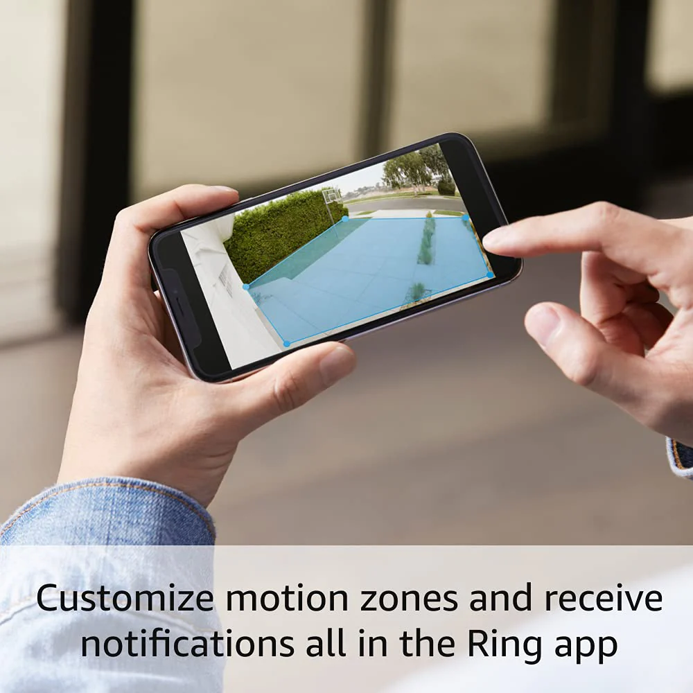 Ring Floodlight Cam Wired Plus with motion-activated 1080p HD video, Black (2021 release) - Image 5