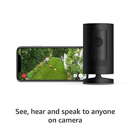 Ring Stick Up Cam Battery | Weather-Resistant Outdoor Camera, Live View, Color Night Vision, Two-way Talk, Motion alerts, Works with Alexa | Black - Image 10
