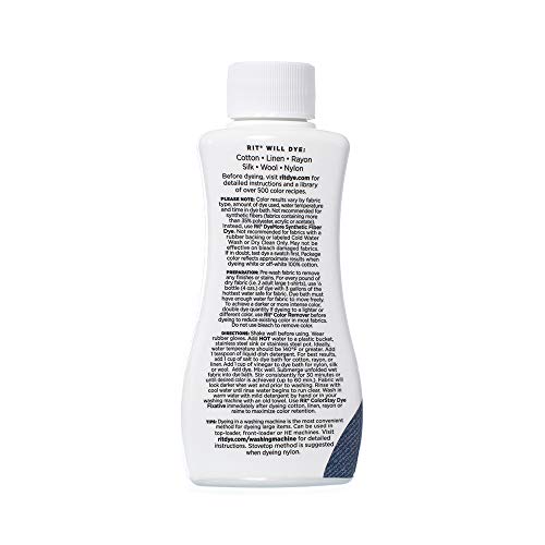 Rit Dye Liquid – Wide Selection of Colors – 8 Oz. (Black) - Image 2