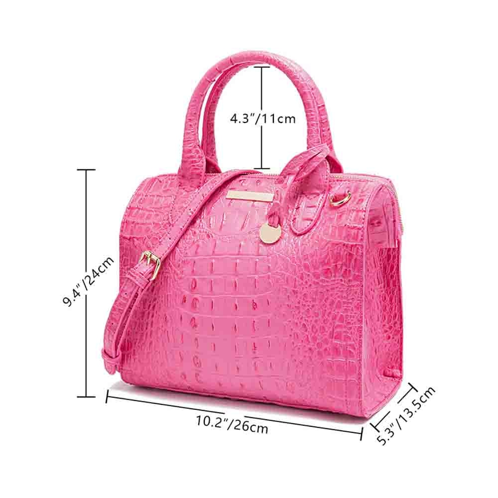 Roomy Women Tote Bag Crocodile Bag European and American Style Luxury PU Leather Crossbody Messenger Handbag Black 2022 New - Image 12
