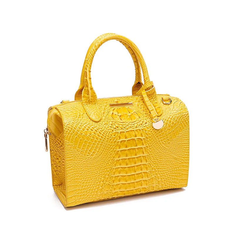 Roomy Women Tote Bag Crocodile Bag European and American Style Luxury PU Leather Crossbody Messenger Handbag Black 2022 New - Image 5