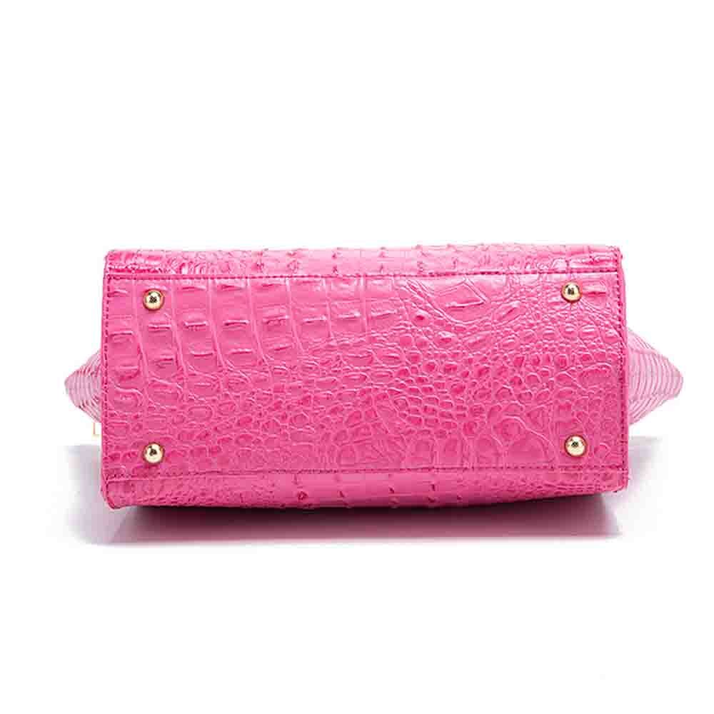 Roomy Women Tote Bag Crocodile Bag European and American Style Luxury PU Leather Crossbody Messenger Handbag Black 2022 New - Image 9