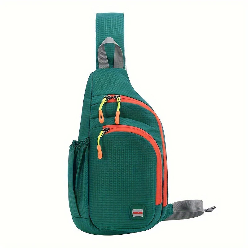 Rugged Waterproof Nylon Waist Pack - Stylish Sling Bag with Secure Zipper Compartment & Handy Side Pocket for Outdoor Adventures - Image 13