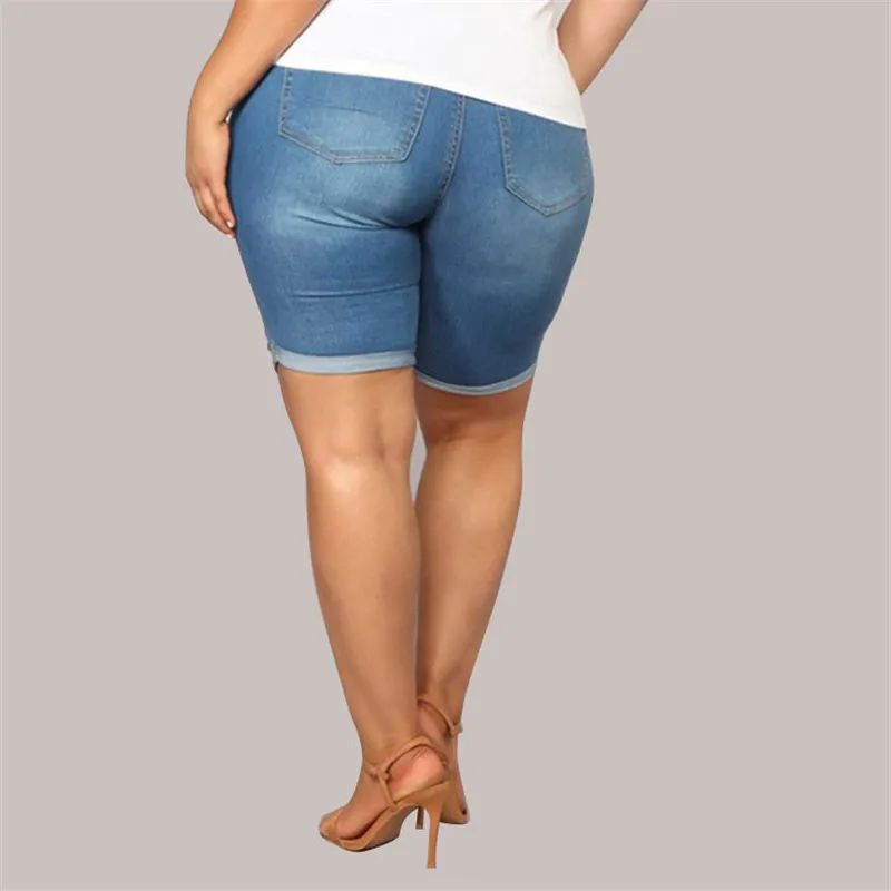 S-2XL denim shorts women summer Ripped Jeans shorts fashion casual Skinny shorts 2022 new Top quality - Image 2