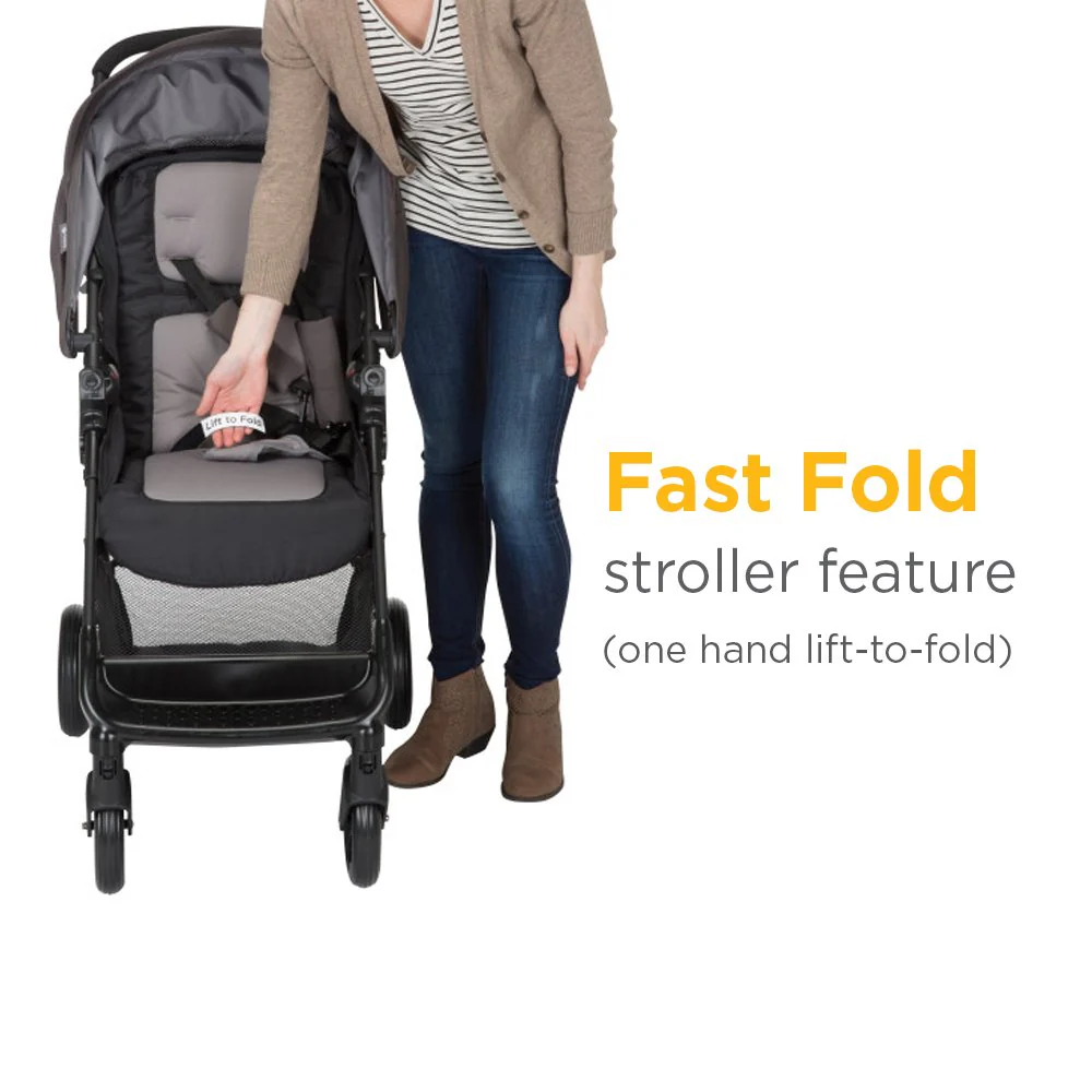 Safety 1st Smooth Ride Travel System Stroller and Car Seat OnBoard 35 LT - Efficient Infant Car Seat Stroller and Infant Car Seat and Stroller Combo, Monument - Image 15