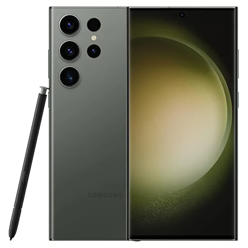 SAMSUNG Galaxy S23 Ultra Cell Phone, Unlocked Android Smartphone, 512GB, 200MP Camera, S Pen, Night Mode, Record 8K Video, Long Battery Life, Fastest Mobile Processor, US Version, 2023, Green