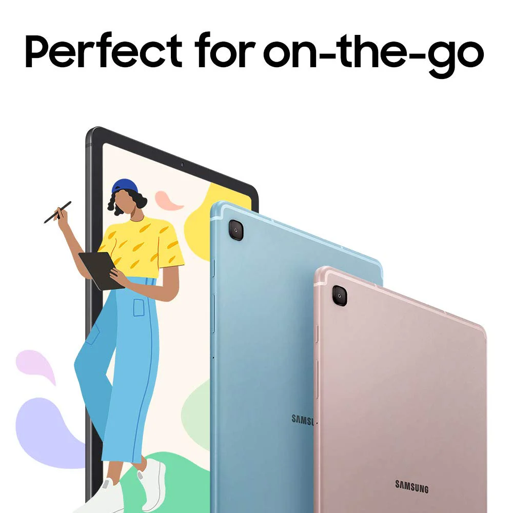 SAMSUNG Galaxy Tab S6 Lite 10.4" 64GB WiFi Android Tablet w/ S Pen Included, Slim Metal Design, Crystal Clear Display, Dual Speakers, Long Lasting Battery, SM-P610NZIAXAR, Chiffon Rose - Image 3