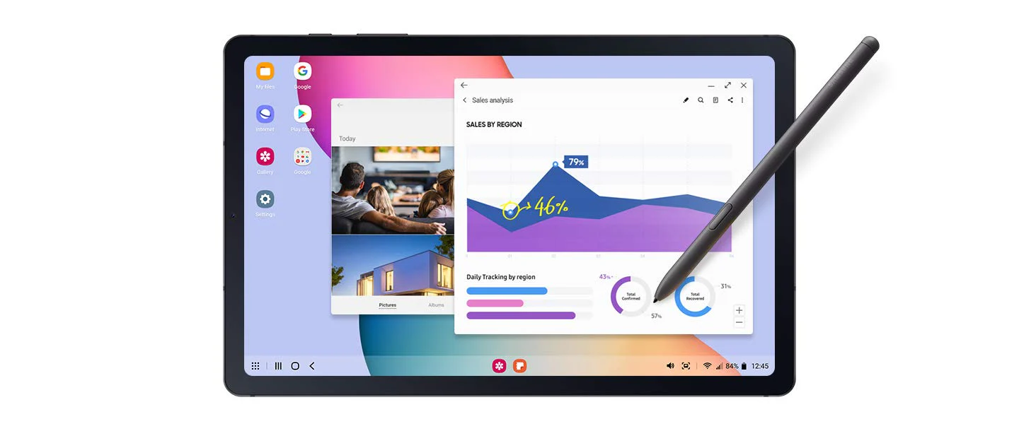 SAMSUNG Galaxy Tab S6 Lite 10.4" 64GB WiFi Android Tablet w/ S Pen Included, Slim Metal Design, Crystal Clear Display, Dual Speakers, Long Lasting Battery, SM-P610NZIAXAR, Chiffon Rose - Image 5