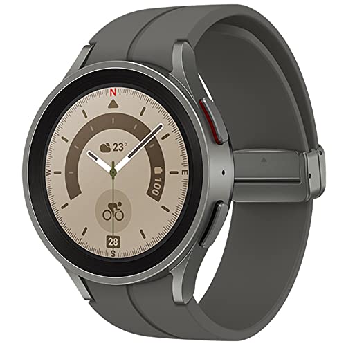 Samsung Galaxy Watch 5 Pro (45mm, WIFI + 4G LTE) 1.4" Super AMOLED Smartwatch GPS Bluetooth with Sleep Coaching, Bioactive Sensor, Water Resistant R925U (Fast Charger Bundle, Gray Titanium) (Refurbished) - Image 7