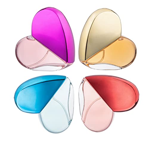 SCENTED THINGS Crush Body Spray Girl Perfume Set | Little Girls to Teen Girl Gifts, Girl Birthday Gift, Body Mist Perfume Set in Heart Shaped Bottles | Fashion Collection (4 Piece Set) - Image 2