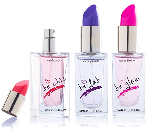 SCENTED THINGS Lippity Split Body Spray Girl Perfume Set | Little Girls to Teen Girl Gifts, Girl Birthday Gift, Body Mist Perfume Set in Lipstick Shaped Bottles | Fashion Collection (3 Piece Set) - Image 5