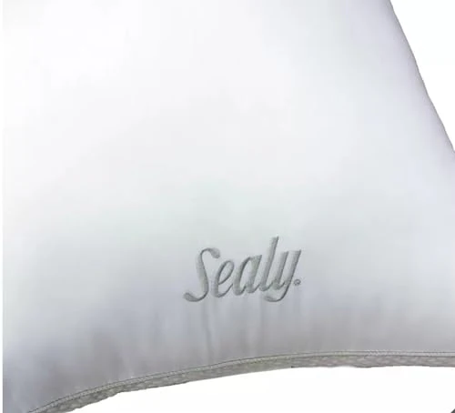 sealy Sterling Collection Down Alternative Pillows 400 Thread Queen - 2 Pack - Image 3