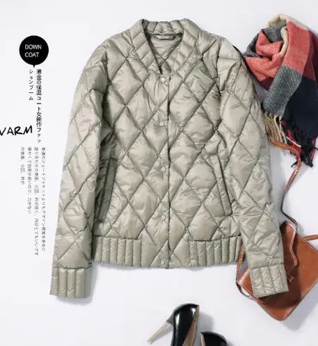 SEDUTMO Winter Women Down Jackets Ultra Light Duck Down Coat Short Puffer Jacket  Autumn Parkas ED039 - Image 10