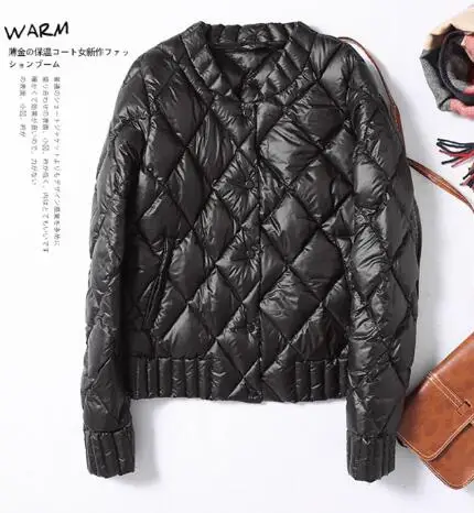 SEDUTMO Winter Women Down Jackets Ultra Light Duck Down Coat Short Puffer Jacket  Autumn Parkas ED039 - Image 8