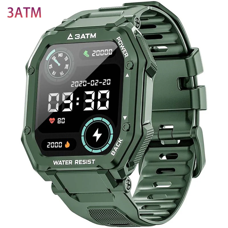 SENBONO 3ATM IP68 Waterproof Smart watch Men Women Fitness Tracker Blood Pressure Monitor Outdoor Sport Dial Call Smartwatch Men - Image 2