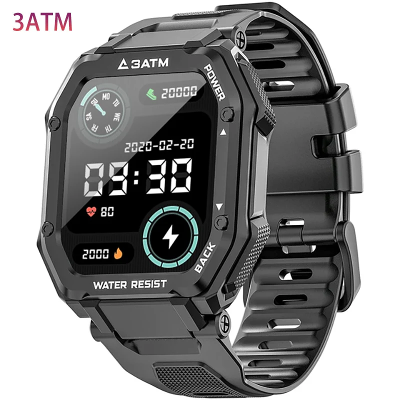 SENBONO 3ATM IP68 Waterproof Smart watch Men Women Fitness Tracker Blood Pressure Monitor Outdoor Sport Dial Call Smartwatch Men - Image 8