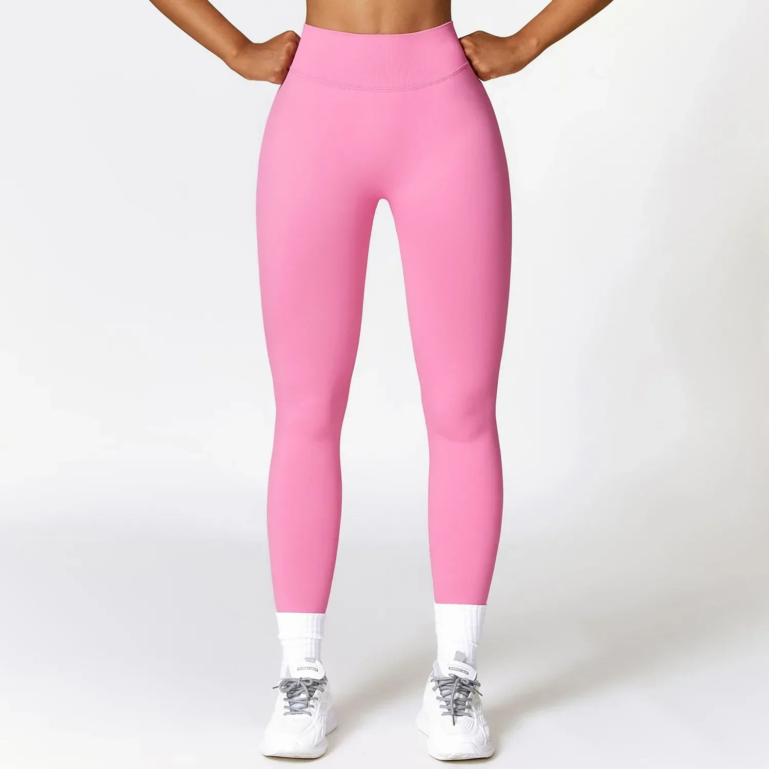 Sexy Seamless Scrunch Legging Pants Raises Butt Sporty Women Gym Fitness Leggings High Waist Leisure Sport Tights Push Up Black - Image 5