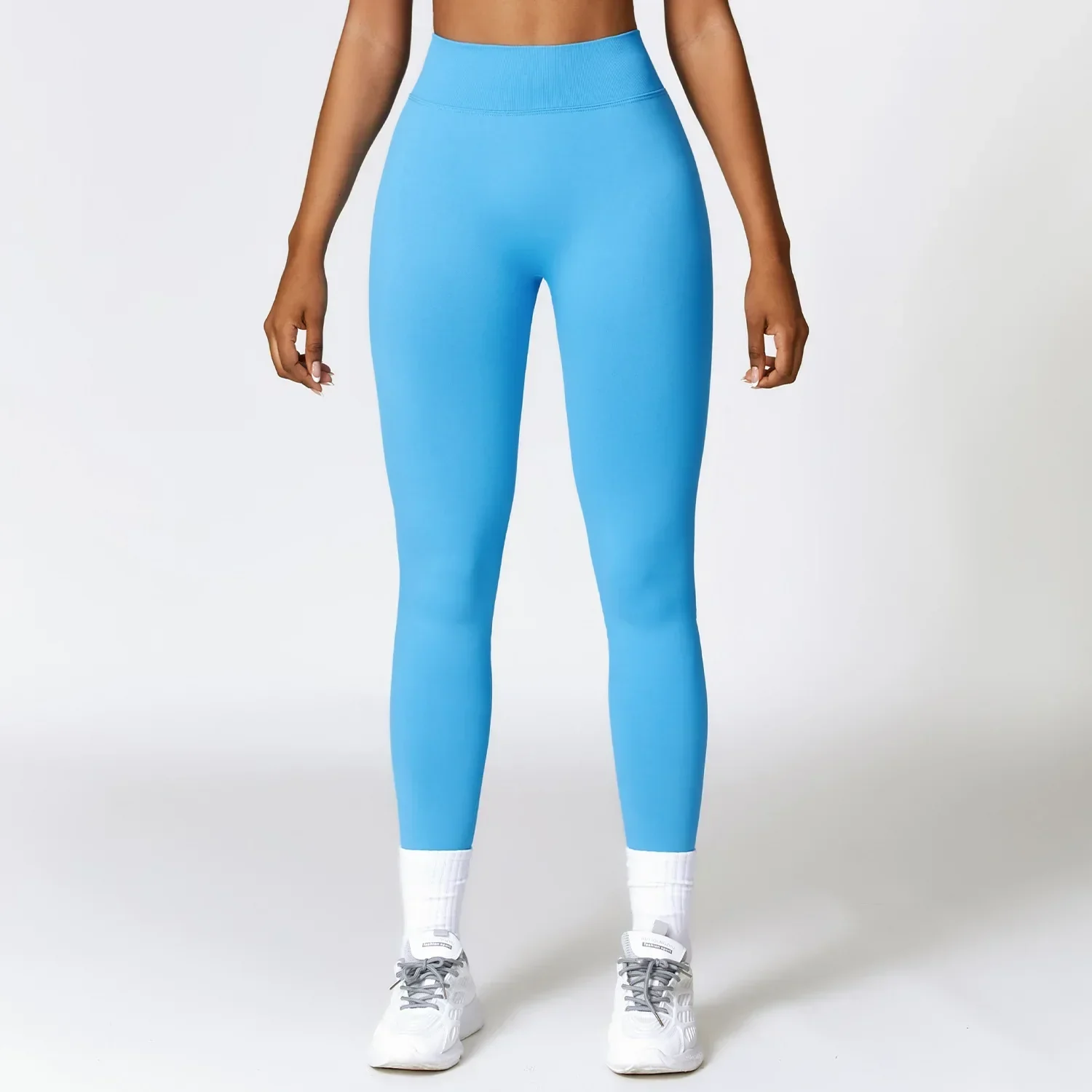 Sexy Seamless Scrunch Legging Pants Raises Butt Sporty Women Gym Fitness Leggings High Waist Leisure Sport Tights Push Up Black - Image 7