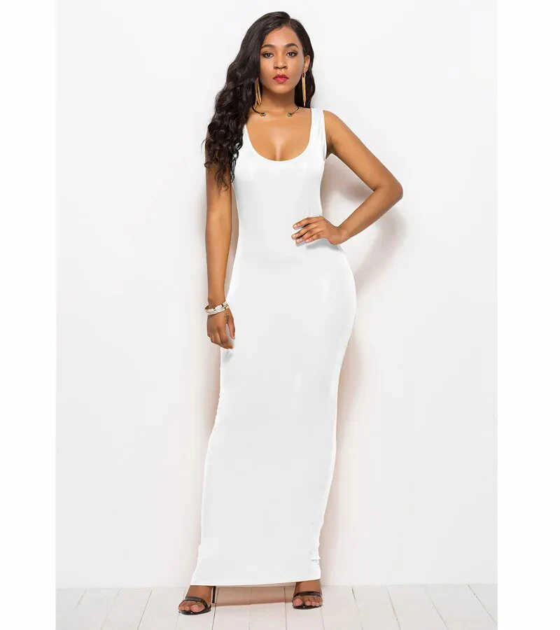 Sexy Summer Tank Women Dress 2023 Fashion Sleeveless Bodycon Evening Party Club Long Dresses Women Clothes Plus Size Femme Robe - Image 6