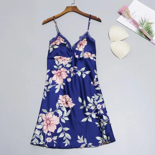 Sexy Women Lace Floral Nightdress  Sleepwear Dress Robe NightGown Female V-Neck Mini Sleepshirts S-XL - Image 11