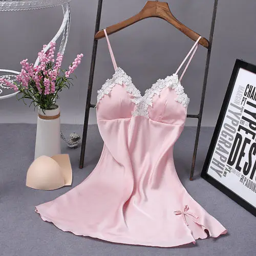 Sexy Women Lace Floral Nightdress  Sleepwear Dress Robe NightGown Female V-Neck Mini Sleepshirts S-XL - Image 9
