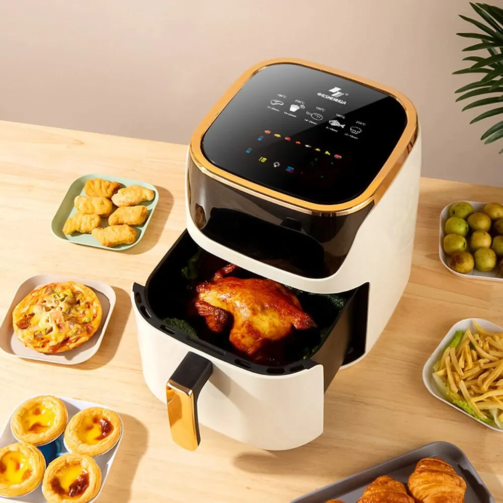 Shenhua Smart Air Fryers 10L Large-capacity Household Multi-functional Smart Oil-free Smokeless Electric Oven AirFryers 220V - Image 2