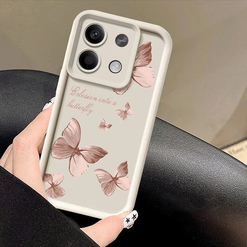 Shockproof Golden Butterfly Case For Xiaomi Redmi Note 13 12 Pro 5G 11 10 14 4G Poco F6 X6 X5 Pro 11T 13T 14T Pro Funda Luxury - Image 4