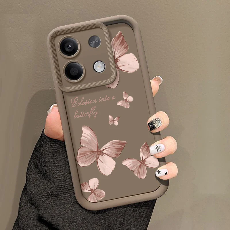 Shockproof Golden Butterfly Case For Xiaomi Redmi Note 13 12 Pro 5G 11 10 14 4G Poco F6 X6 X5 Pro 11T 13T 14T Pro Funda Luxury - Image 5