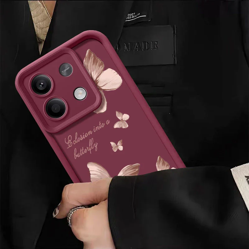 Shockproof Golden Butterfly Case For Xiaomi Redmi Note 13 12 Pro 5G 11 10 14 4G Poco F6 X6 X5 Pro 11T 13T 14T Pro Funda Luxury - Image 6