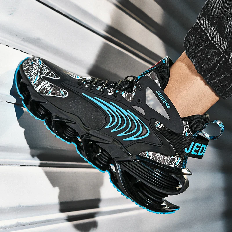 Sneakers Men's 2023 Spring and Autumn New Korean Version of Mesh Cloth Breathable Comfortable Leisure Shoes Running Shoes - Image 3