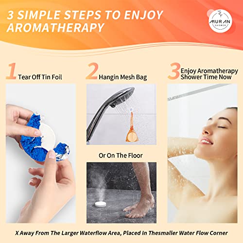 Shower Steamers Aromatherapy 21-Pack Shower Bombs Gifts for Mom, Organic with Eucalyptus Rose Lavender Mint Wrapefruit Chamomile Watermelon Essential Oil, Birthday Gifts for Women or Men - Image 5