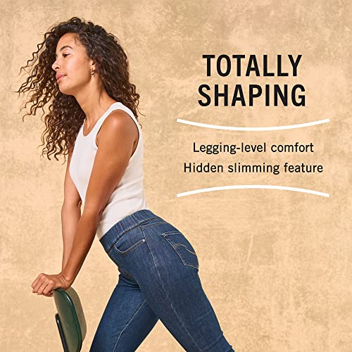 Signature by Levi Strauss & Co. Gold Women's Totally Shaping Pull-On Skinny Jeans (Available in Plus Size), Immaculate, 4 Medium - Image 3