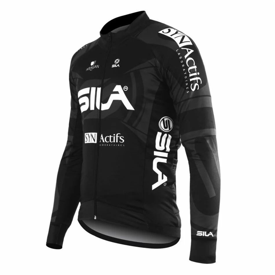 Sila Usa Men's Bike Outdoor Sports Jacket Cashmere Warm Jersey Long Sleeve Winter Jacket Mountain Biking Long Cycling Jersey - Image 12