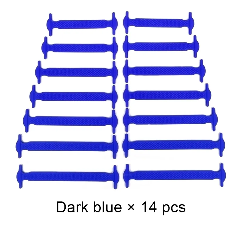 Silicone Elastic Shoelaces Fashion Unisex Athletic No Tie Shoe Lace All Sneakers Fit Quick Shoe Lace - Image 11
