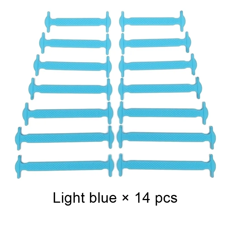 Silicone Elastic Shoelaces Fashion Unisex Athletic No Tie Shoe Lace All Sneakers Fit Quick Shoe Lace - Image 12