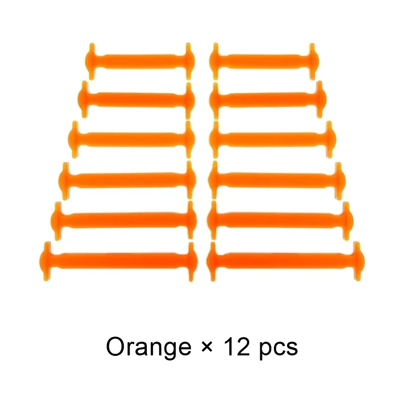 Silicone Elastic Shoelaces Fashion Unisex Athletic No Tie Shoe Lace All Sneakers Fit Quick Shoe Lace - Image 29